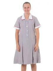 Snr Grey/Red Summer Dress