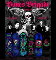 Powell Peralta Series 14 Set Bones Brigade Blacklight Skateboard Deck Tony Hawk