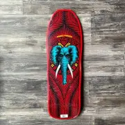 Powell Peralta Mike Vallely Elephant Reissue Skateboard Deck Red