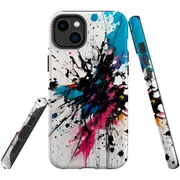 For iPhone 14 Plus Tough Protective Cover, Dark Splatter