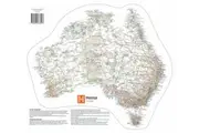 Hema Map of Australia Sticker - Large