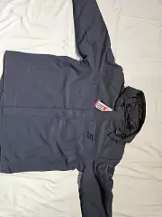 Snap on tools heavy Jacket grey black American Flag Logo