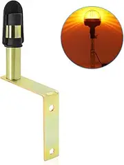 mounting Bracket for Rotating Beacon Light ,Warning Beacon Lights Bracket with Wire for DIN Pole Mount Flashing Strobe Light 1PCS