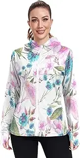 [Caihoyu] Women's Hoodies Quick Dry Workout Shirts Quick Dry UPF 50+ Protection Sweatshirt Lightweight Jacket Women Hiking
