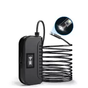 Dual Lens WIFI Endoscope 5MP HD Scope Snake Indtry Mini Camera w/ LED Light