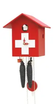 Modern cuckoo clock 1 day running time RH KS Swisse NEW