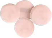 [Healeved] Sponge Puff Makeup Foundation Puff 4 Non-fluorescer Round for Smooth Application Gentle for Skin