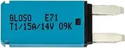 Fuse Circuit Breaker - 14V Fuse Automatic Reset Fuse Circuit Breaker | Manual Reset Fuse Circuit Breaker | DC Manual Reset Low Profile Circuit Breakers Fuse | Fits Circuit Breaker Blade For Truck Sola