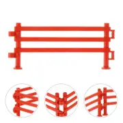 50 Pcs Toy Fence for Farm Animals Scene Movable Simulation Models