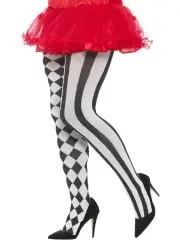 Harlequin Tights Costume Accessory Size: Large - Extra Large