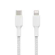 Belkin BOOSTCHARGE USB-C to Lightning Braided Cable - For Apple devices - White