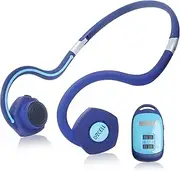 Wireless Open-Ear Bluetooth 4.0 Bone Conduction Hearing Headphones - 10m Range, 12-Hour Playtime, Individual Volume Control