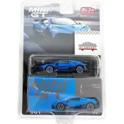 MINI GT BUGATTI DIVO 1/64 LHD DIECAST MODEL CAR BLU BUGATTI BLUE MGT00601 Chase