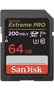 Sandisk SD Extreme PRO 64GB Memory Card