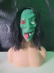 Deadeye Witch Japanese Ancient Creepy Scary Halloween Latex Mask