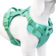 Comfortable Dog Harness Lightweight Harness w/ 2 Leash Clips Soft Padded Handle