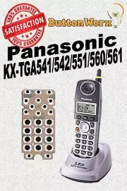 KEYPAD BUTTON REPAIR KIT Panasonic KX-TGA560m KX-TGA560b KX-TGA560b KX-TGA561S
