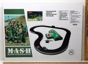 1983 Aurora AFX HO Slot Car Art Work Mans Room M*A*S*H* SET Framed Advertising