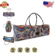 Unisex Yoga Duffle Bag in Celestial Print - Soft Canvas & Convenient Pockets