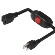 Power Extension Cord with on off switch 3-Prong 3 Outlet Household Switchable...