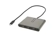 StarTech.com USB C to Quad HDMI Adapter, USB-C to 4x HDMI Monitor Converter for Windows (no support for macOS/ChromeOS/Linux) -