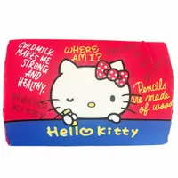 在飛比找樂天市場購物網優惠-小禮堂 Hello Kitty 方形棉質枕頭 兒童枕頭 記憶