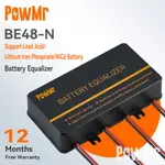 POWMR 2*24V電池均衡器 用於 2.4V 3.6V/6V/9V/12V 鉛酸/磷酸鐵鋰電池/鎳鎘鎳鎘鎳電池