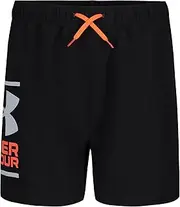 [Under Armour] Boys Compression Lined Volley, Swim Trunks, Shorts with Drawstring Closure & Elastic Waistband