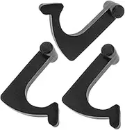 GLEAVI 3pcs Tonearm Clamp Record Player Vinyl Arm Buckle Holder for Vinyl Records Turntable Buckle Vinyl Accessories Record Adapter Vinyl Arm Adapter Record Arm Buckle Black Iron