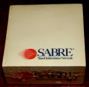 Vintage Sabre Travel Information Network Post-It Notes Cube SEALED