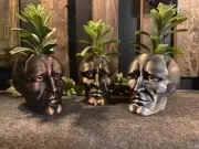 Handsome Squidward Vintage style Flower Pot Planter Pencil Cup