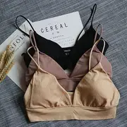 Plain Bralette Almond - L