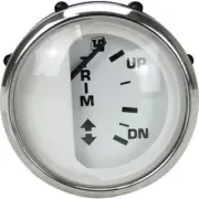 Trim Gauge, Yamaha 1997-2000 Models 12v White 'ULTRAFLEX' - With S/S Bezel
