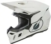 O'Neal 3 SRS Solid V.25 MX Offroad Helmet White