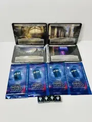MTG Doctor Who SEALED Planechase Cards w/4x Collector Booster Sample Packs/Dice