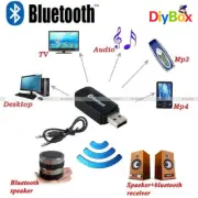 Wireless Bluetooth 3.5mm AUX Audio Mono Music Home Car Receiver Adapter Mic