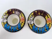 SET OF 2 - LIVE MIKE GPK Topps Get A Grip Series 2 Skateboard Wheel Base - NEW