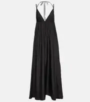 [Joseph] Joseph Darnley tiered silk maxi dress AU 8 black
