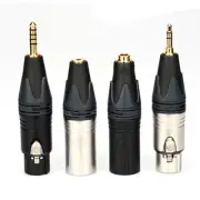 4Pin XLR to 4.4mm 2.5mm 3.5mm 6.35mm Pure Copper Connector Male Female Adapter
