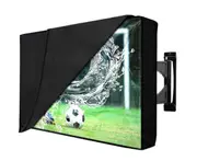 C46 55-58 Inches Outdoor All-inclusive TV Cover Waterproof and Dust-Proof Screen Protectors Cleaning Cloth for Television LCD LED