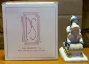 Paul Sebastian Children Sledding Fine Porcelain Collection W/Box 1992
