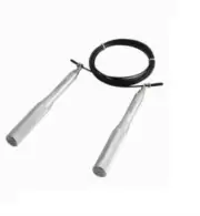 ADJUSTABLE CROSS FUNCTIONAL STEEL SPEED ROPE LIGHT FITNESS JUMP SKIPPING ROPE LO