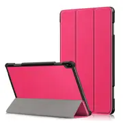 MCC For Lenovo Tab P10 10.1" PU Leather Case Cover TB-X705F Tab 5 10 Plus Skin [Magenta]