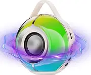 Wireless Outdoor Speakers, Portable Wireless Speakers, Small Size Built-in Bass Booster Stereo Device for Home Bathroom Beach Offices Garage Patio Family Friends Gatherings