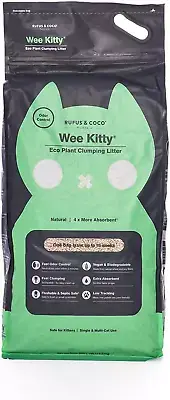 Wee Kitty Eco Plant Clumping Litter | Natural Flushable Tofu Clumping Cat Litter