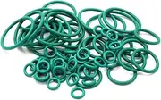 10pcs FKM O Ring CS 2mm OD 5~160mm Sealing Gasket Insulation Oil High Temperature Resistance Fluorine Rubber O Ring Green O-Ring Kit Gasket Washer Seals Assortment Set (Color : 10pcs, Size : OD 30