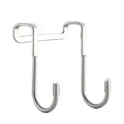 Hook No Punch Hook 1 Pack 304 Stainless Steel Double S-Shape Over-the-Door