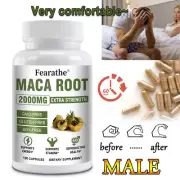 Maca Root Blend 2000 mg - Enhances Energy and Stamina, Testosterone Booster