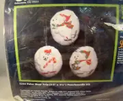 Creative Expressions Punchneedle Kit Polar Bear Trio #3224 Vintage 1984 Sealed