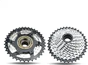 AleGuLu Bike Freewheel Threaded Type Freehub 5/6/7/8/9/10/11 Speed 11-36T/13-28T/13-32T/14-28T Screw-on Bicycle Freewheel for Mountain Bike/Road Bike